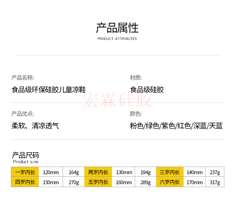 硅膠兒童鞋